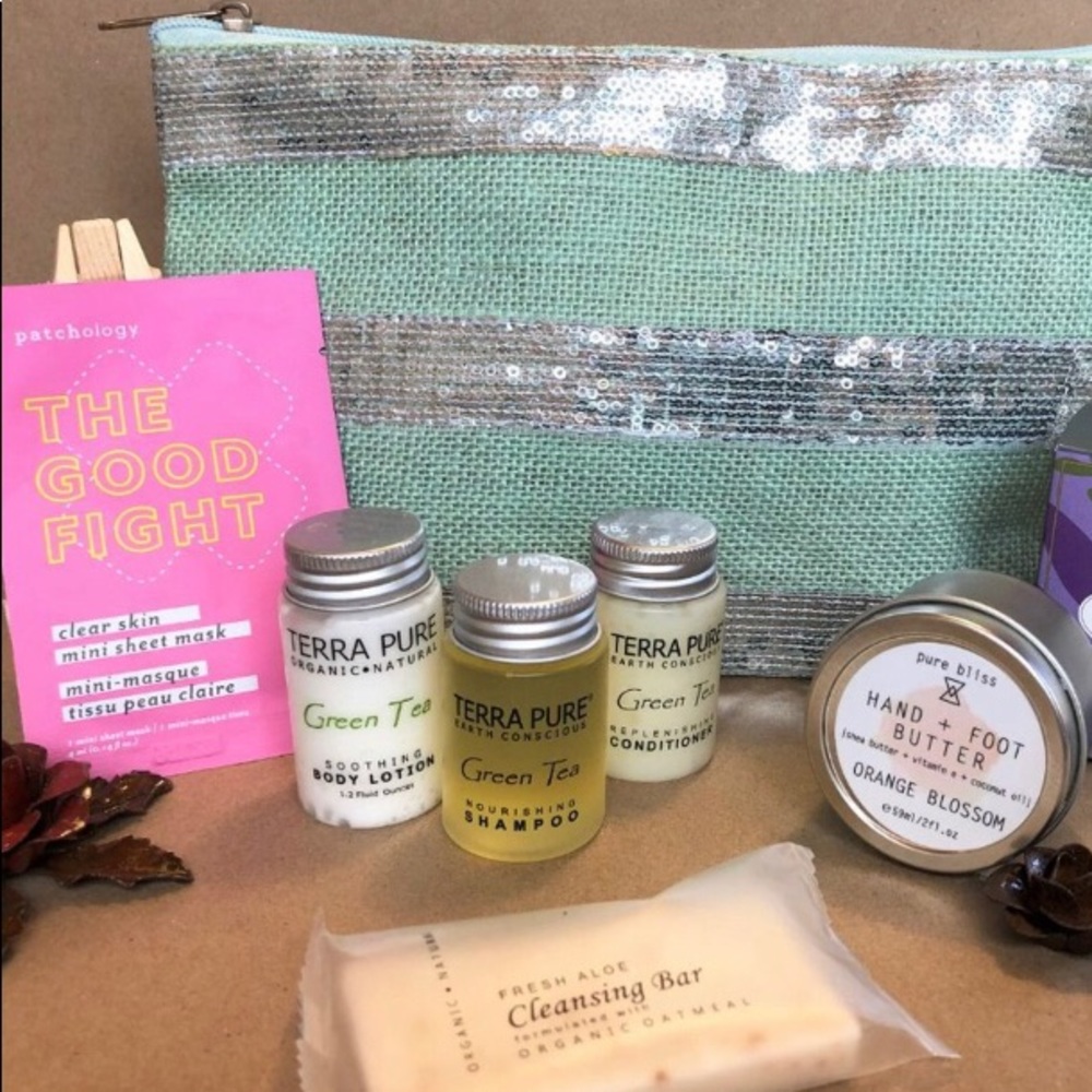 Pathchology, Terra Pure, Toiletry Bag, Paraben Gluten Free, Travel Size, Boho